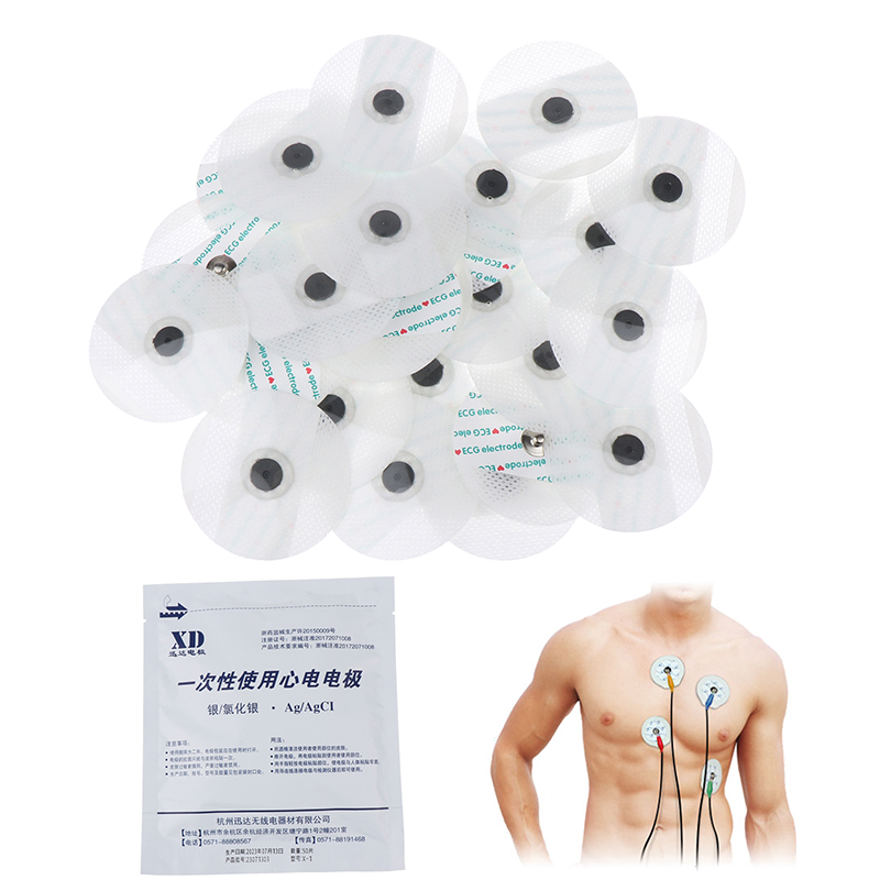 Ecg Patch Monitor - 50 sztuk/worek plaster elektrody medyczne jednorazowe