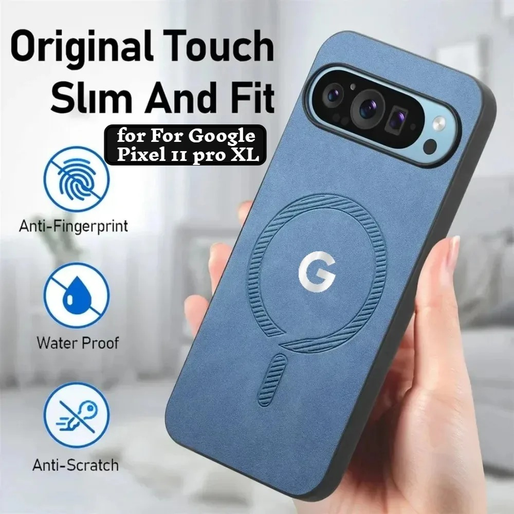 Google Pixel 9 Pro - Wysokiej jakości zamszowe, przyjazne dla skóry,