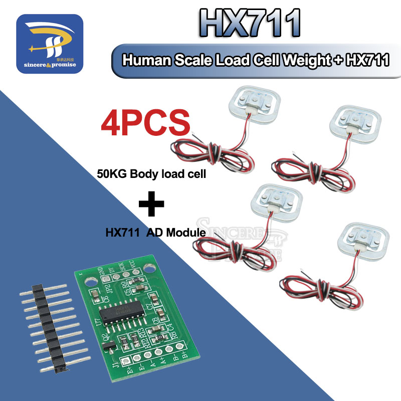 Muscle Sensor Emg - 4 sztuk 50kg waga człowieka czujniki