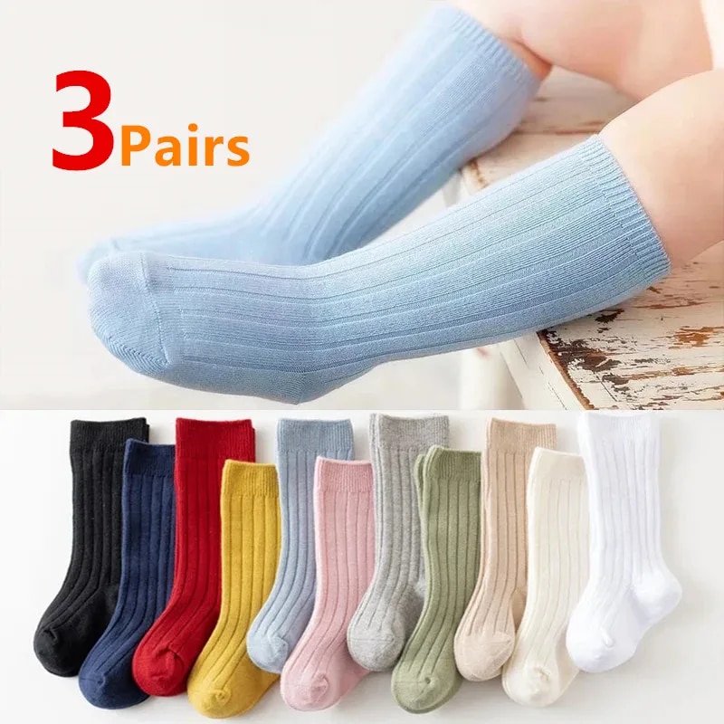 Baby Sock Oximeter - 3 pary / dużo dziecięcych podkolanówek