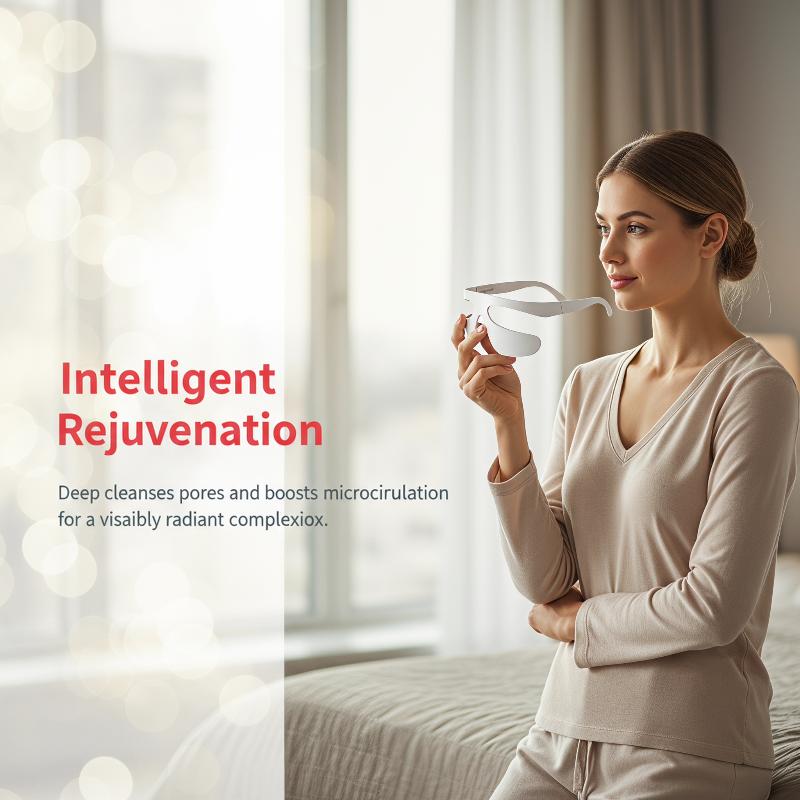 Przenośny inteligentny masażer – Light Therapy Glasses recenzja i cena